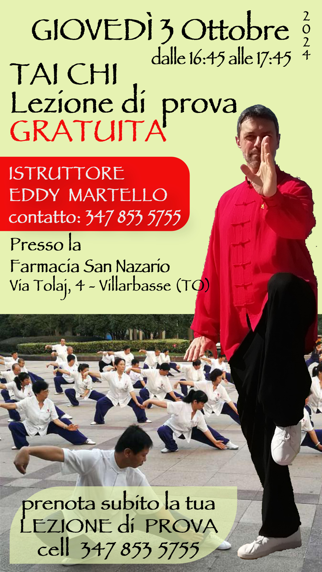 tai chi lezione prova 3 10 24 MONITOR